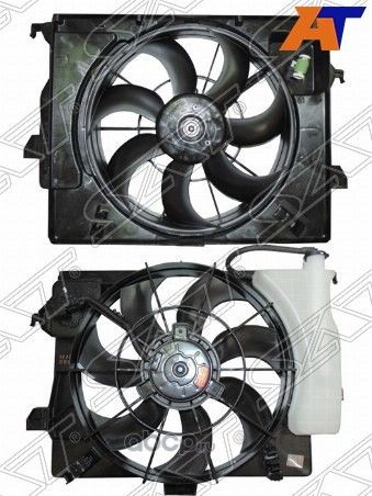 ДИФФУЗОР РАДИАТОРА В СБОРЕ HYUNDAI SOLARIS  KIA R (SAT). Артикул STHNS12010