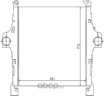Интеркулер Iveco. Артикул 41218267