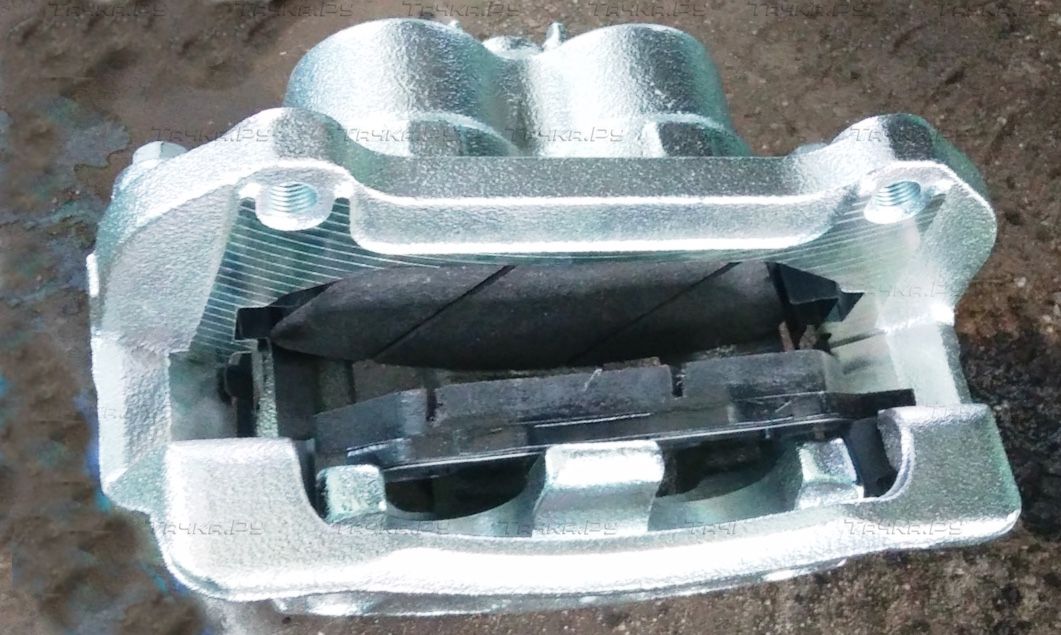 Тормозной суппорт Mando передний левый для Hyundai Santa Fe II 2006-2012. Артикул EX581102B700