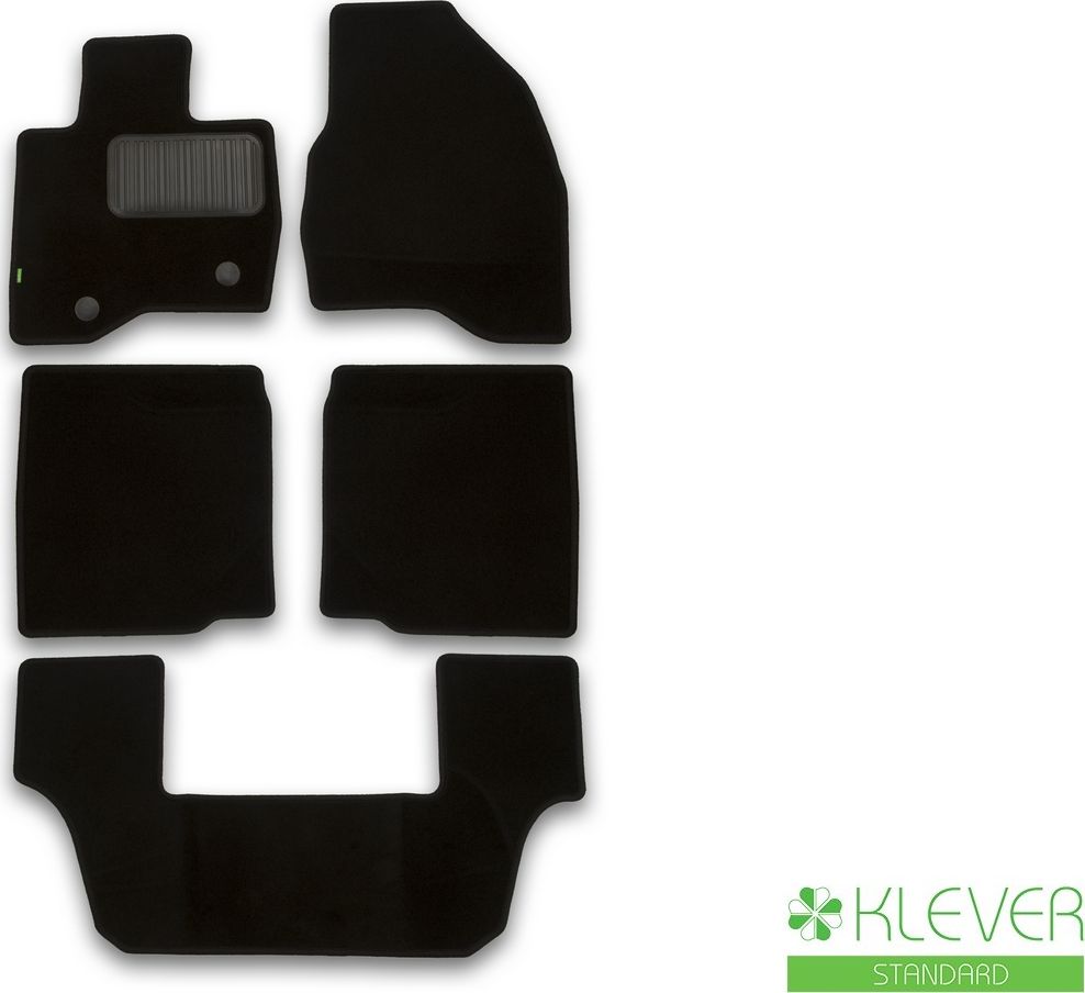 Коврики Klever Standard для салона Ford Explorer V кроссовер 2016-2026. Артикул KLEVER021670101210kh