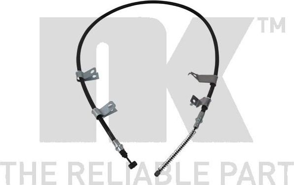Трос ручника (тросик ручного тормоза) NK. Артикул 905004