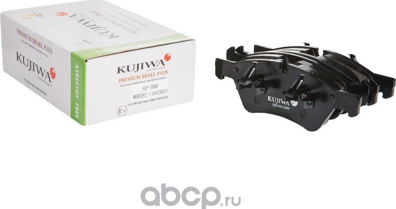 Колодки тормозные передние с пластинами KUF0500 KUJIWA A1644202220 MERCEDES BENZ. Артикул KUF0500