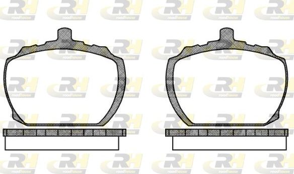 Тормозные колодки RoadHouse. Артикул 2058.10