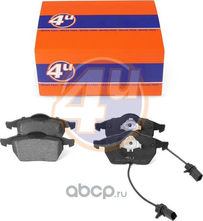 КОЛОДКИ ПЕР AUDI A6 C5 (4B2), A4 B5 AVANT (8D5), A4 B6 (8E2),A6 C6 (4F2) (4U). Артикул 4UBP0078