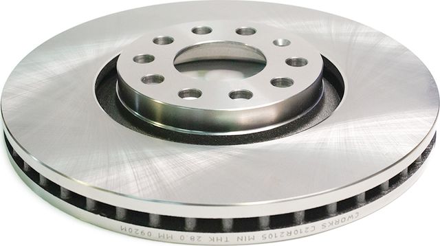 Тормозной диск Cworks передний для Audi A4 III (B7) 2002-2008. Артикул C210R2105