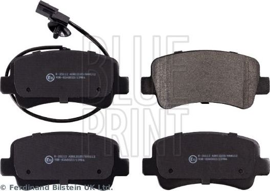 Тормозные колодки Blue Print. Артикул ADN142154