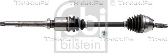 Полуось (привод в сборе, приводной вал) Febi Bilstein передняя правая для Peugeot 106 I 1996-2004. Артикул 183733