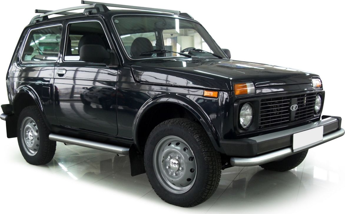 Защита Rival порогов d57 для ВАЗ 2121 (4x4) 3-дв. 1977-2019 2019-2026. Артикул R.6002.003