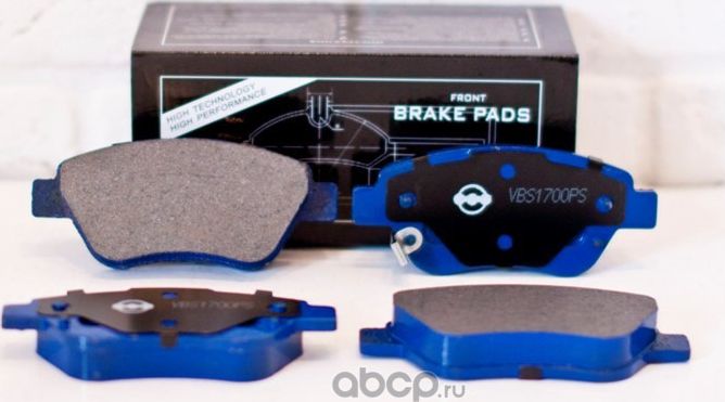 колодки тормозные передние opel corsa 06>/ fiat bravo 07>/doblo 05>/stilo 01>/gr (Vite). Артикул VBS1700PS