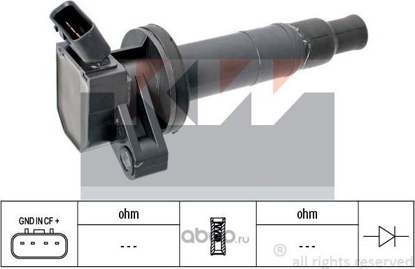 Катушка зажигания (Facet). Артикул 470461