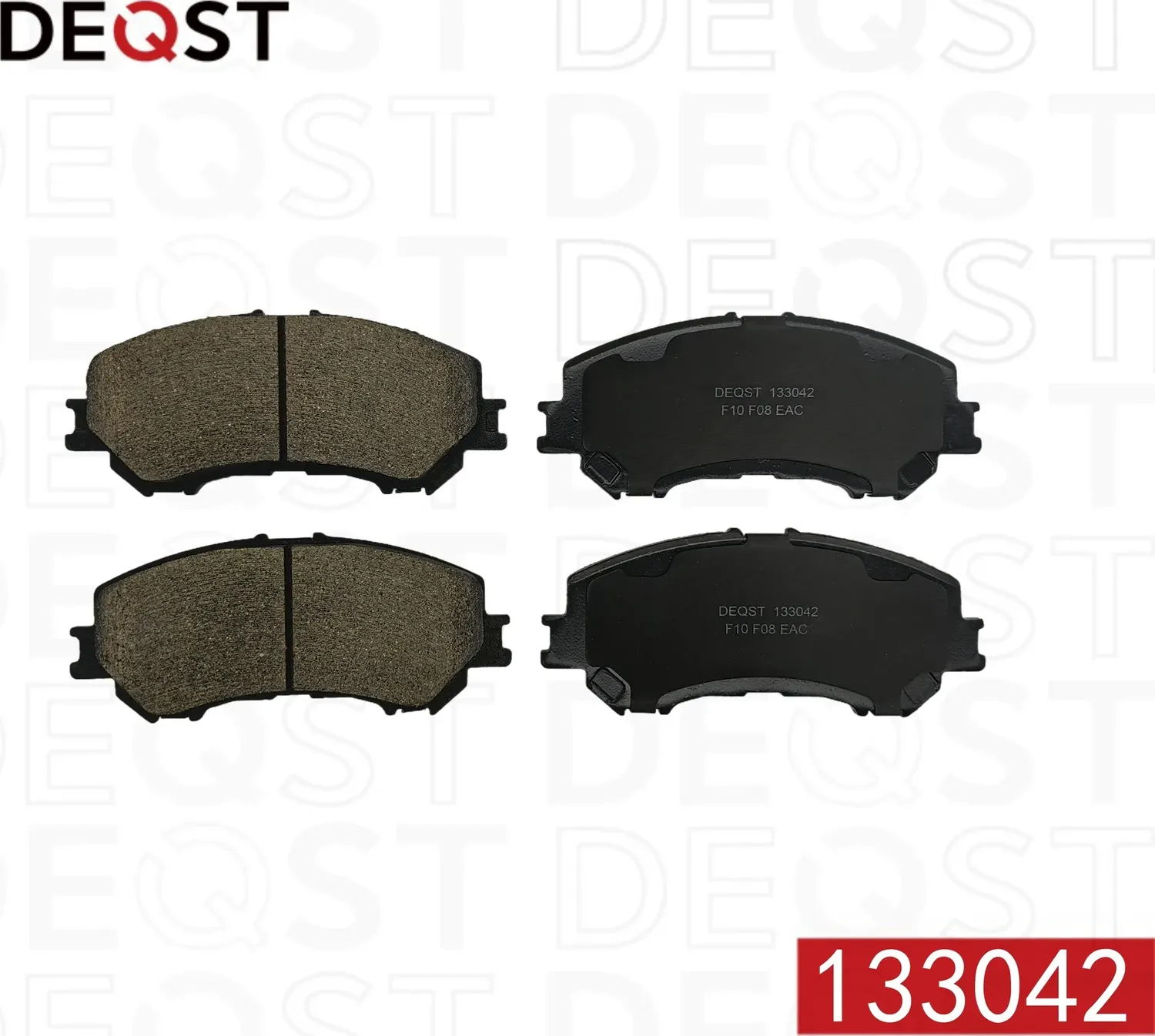 133042 DEQST Колодки тормозные Nissan Qashqai (13-)/X-Trail T32 (14-)передние ке. Артикул 133042