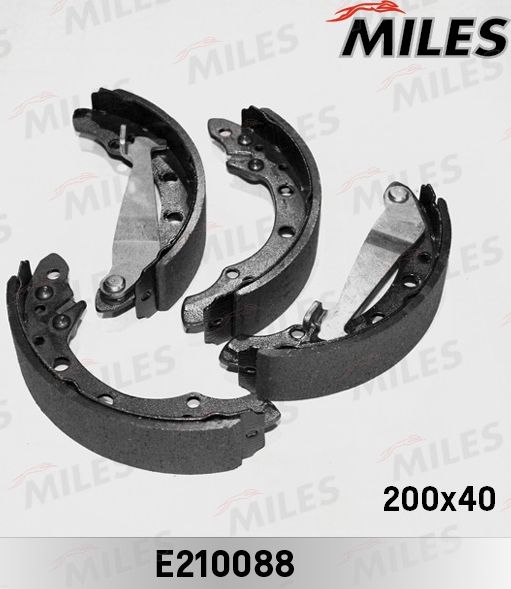 Тормозные колодки Miles задние для Audi 90 II (B3) 1987-1991. Артикул E210088
