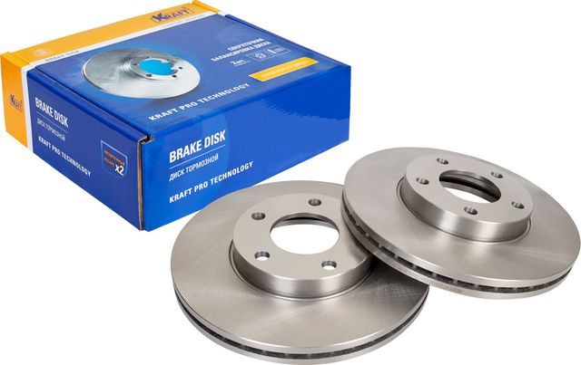 Диск тормозной MAZDA 3 03- перед.вент. (Kraft). Артикул KT016038