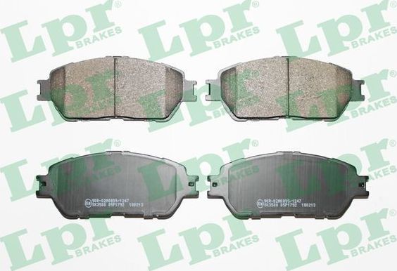 Тормозные колодки LPR. Артикул 05P1792