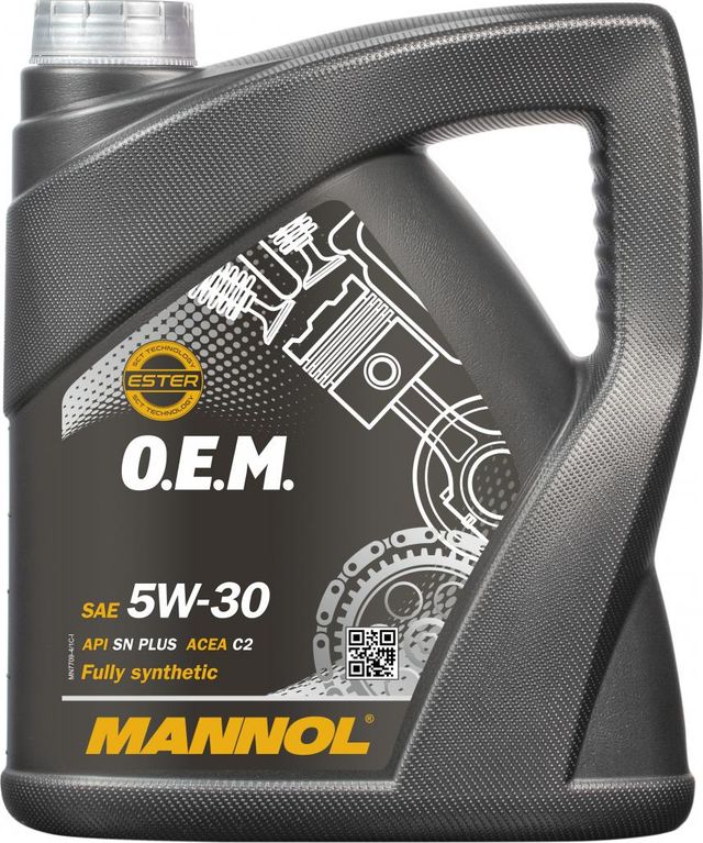 Масло моторное O.E.M. for TOYOTA LEXUS 5W-30 (4л) (Mannol). Артикул 1197