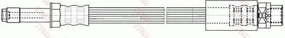 Тормозной шланг TRW. Артикул PHB415
