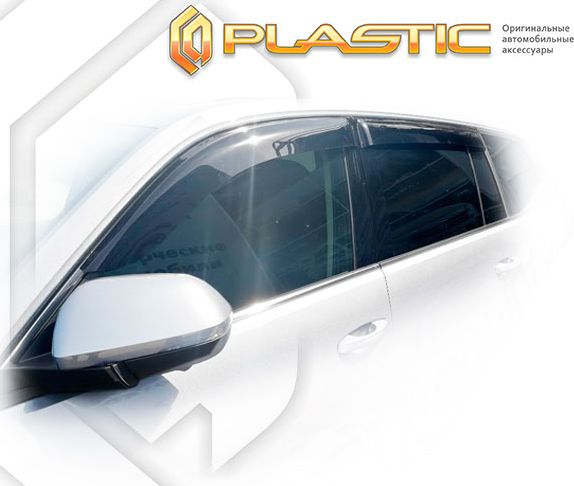 Дефлекторы СА Пластик для окон (Classic полупрозрачный) Volkswagen Teramont 2016-2026. Артикул 2010030313467