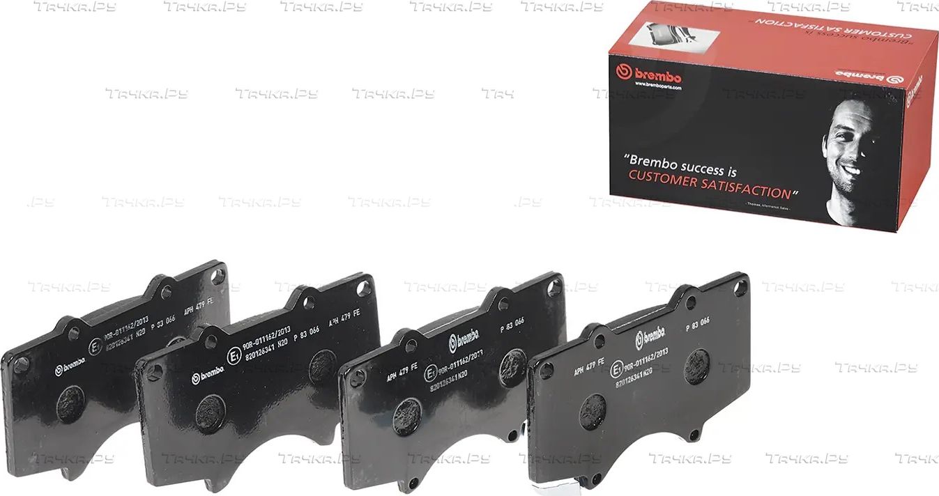 Тормозные колодки Brembo PRIME LINE передние для Toyota 4Runner IV 2002-2009. Артикул P 83 066