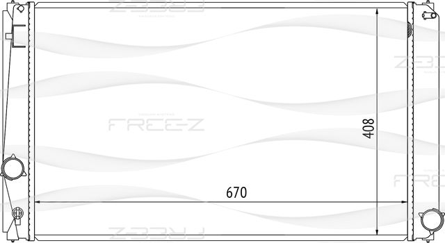 Радиатор TOYOTA RAV 4 06- 2.0VVT-I (Free-Z). Артикул KK0246