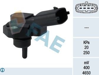 Датчик абсолютного давления (ДАД, MAP) FAE для Dodge Caravan III 1995-2001. Артикул 15094