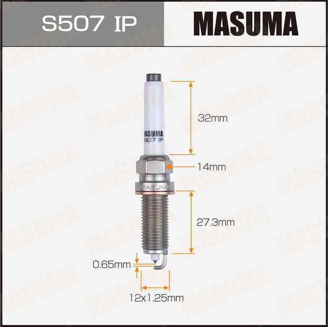 Свеча зажигания Masuma. Артикул S507IP