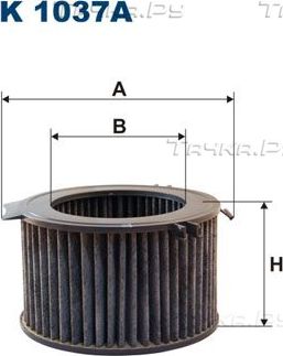 Салонный фильтр Filtron. Артикул K 1037A