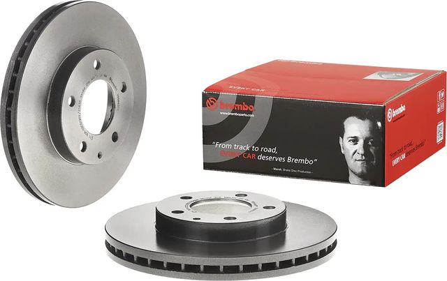 Тормозной диск Brembo UV Coated передний для Mazda MPV II (LW) 1999-2006. Артикул 09.6863.11