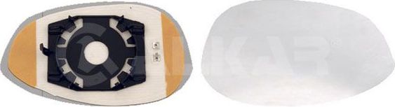 Зеркальное стекло бокового зеркала Alkar правое для Alfa Romeo Brera 2006-2011. Артикул 6412461