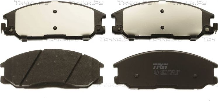 Тормозные колодки TRW COTEC передние для SsangYong Rexton I 2002-2012. Артикул GDB3244