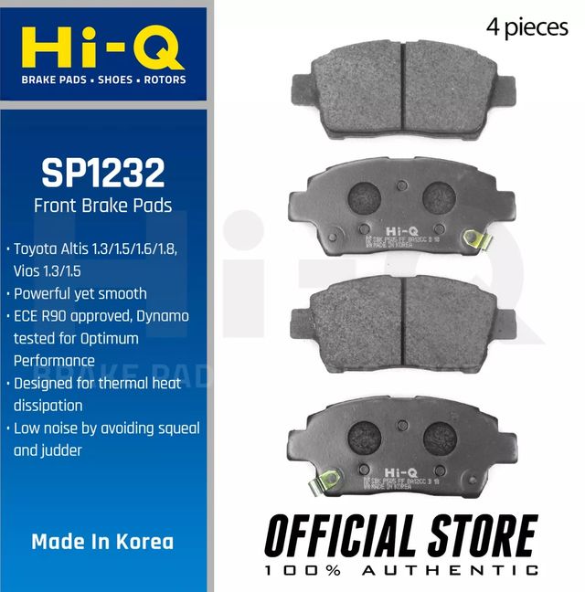 Тормозные колодки Sangsin Hi-Q. Артикул SP1232