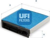 Салонный фильтр UFI ARGENTIUM. Артикул 34.232.00