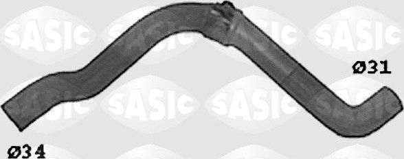 Патрубок радиатора (системы охлаждения) Sasic. Артикул SWH4289