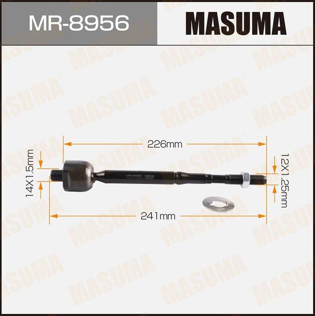 Рулевая тяга Masuma правая/левая для Nissan Note II 2013-2026. Артикул MR-8956