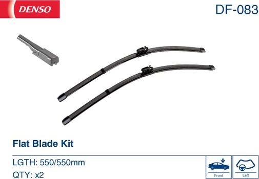 Щетки стеклоочистителя (дворники) Denso. Артикул DF-083