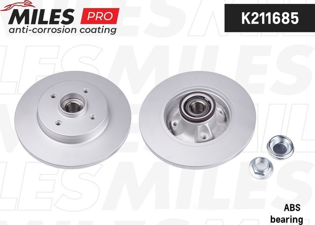 Тормозной диск Miles. Артикул K211685