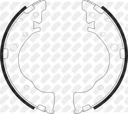Тормозные колодки NiBK. Артикул FN28002