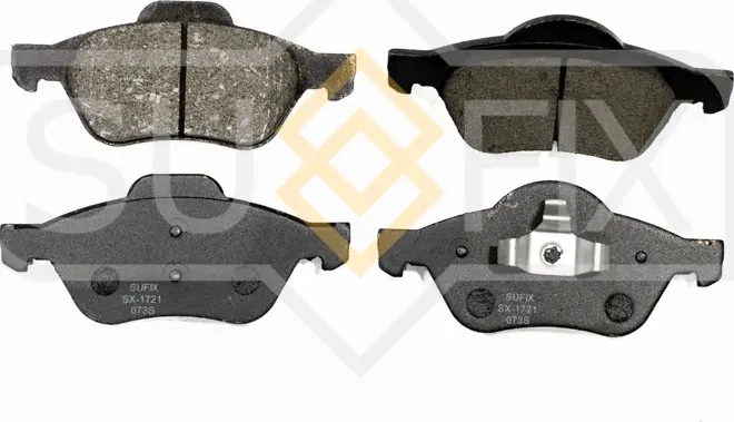 Колодки тормозные передние (Sufix). Артикул SX1721