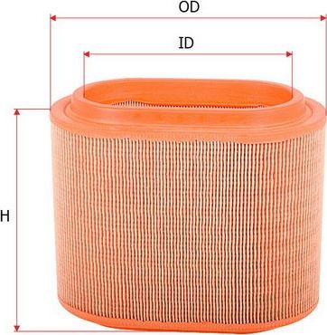 Воздушный фильтр Sakura. Артикул A-2812