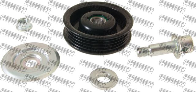 Натяжной ролик (натяжитель) приводного поликлинового ремня Febest. Артикул 0187-GX110
