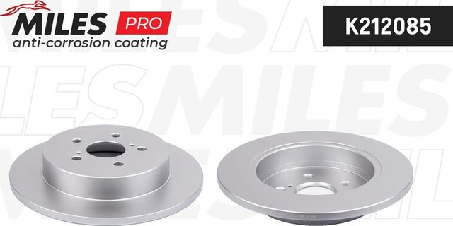 Диск тормозной GEELY ATLAS 18- задний D 308мм.с покрытием (Miles). Артикул K212085