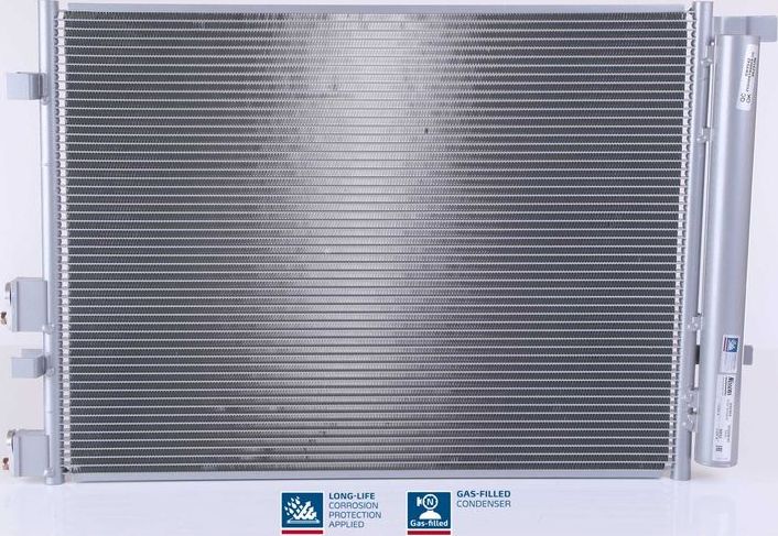 Радиатор кондиционера (конденсатор) Nissens (алюминий). Артикул 940404