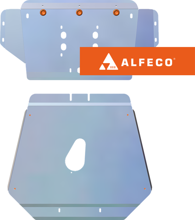 Защита алюминиевая Alfeco для картера BMW Х5 E53 2000-2006. Артикул ALF.34.04al