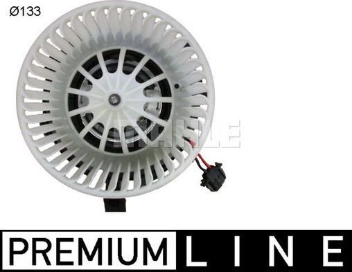Вентилятор, мотор печки (отопителя) салона Mahle Premium. Артикул AB 114 000P