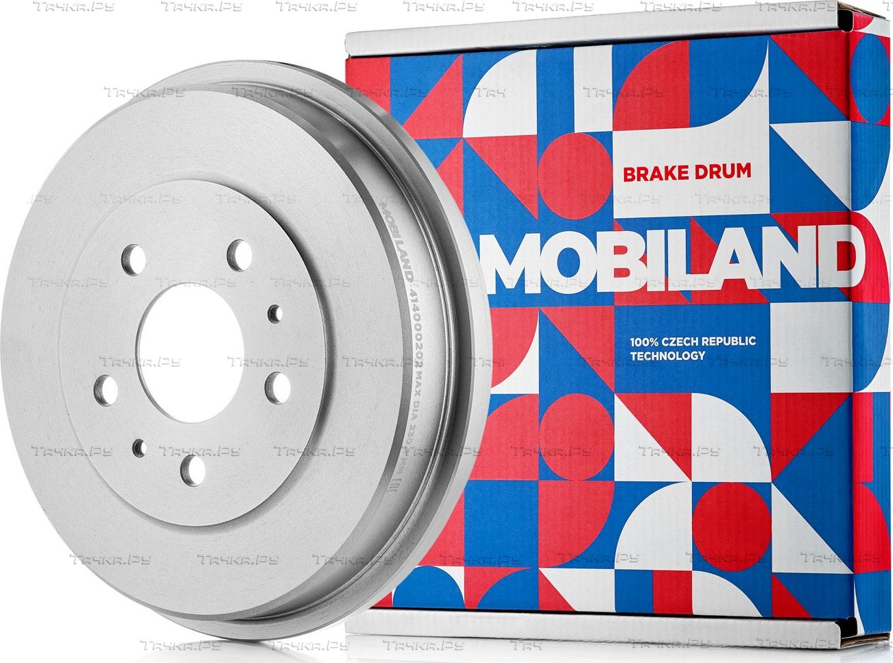 Тормозной барабан Mobiland задний для Ford Focus II 2004-2012. Артикул 414000202