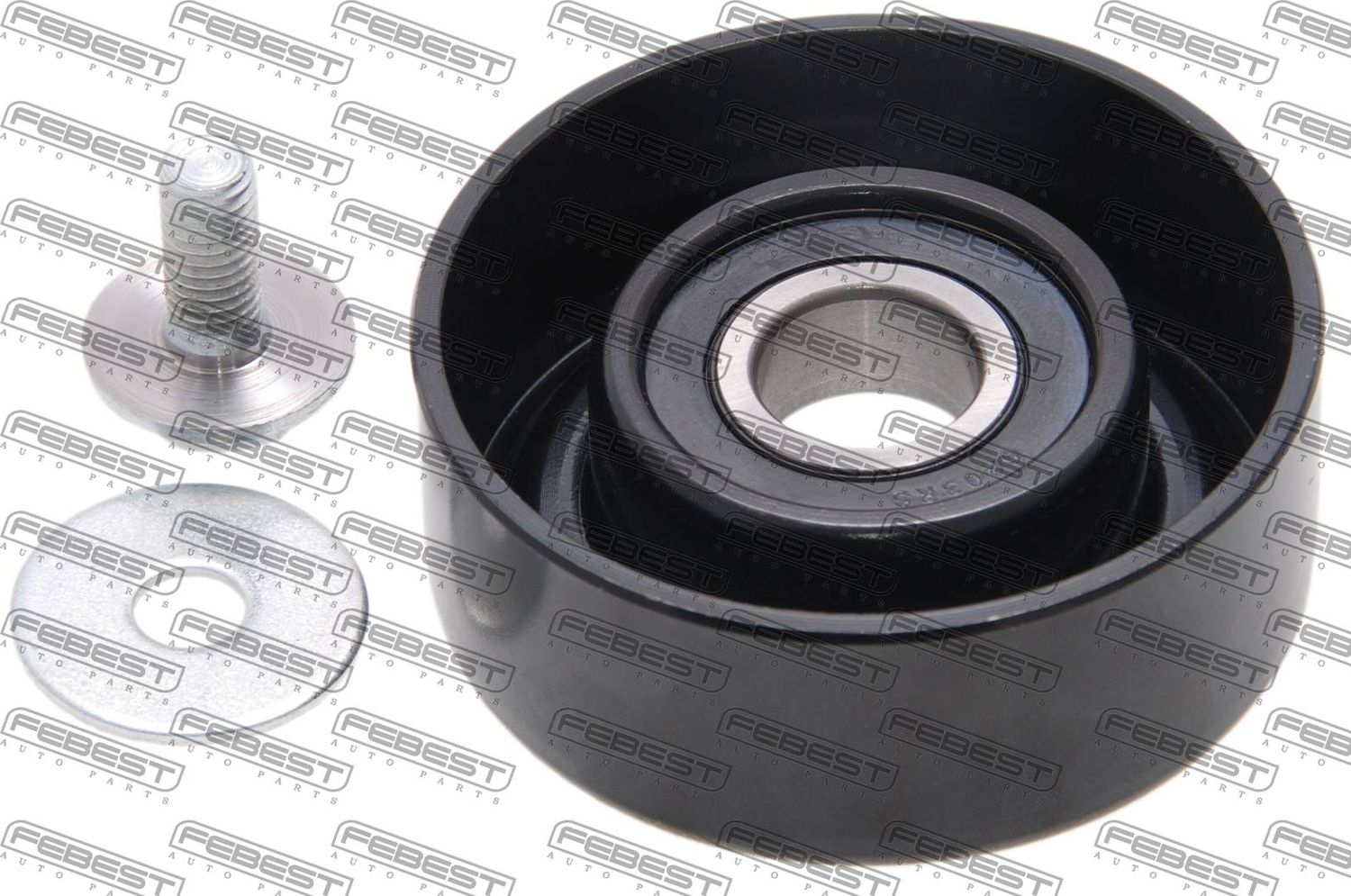 Натяжной ролик (натяжитель) приводного поликлинового ремня Febest. Артикул 0287-C11X