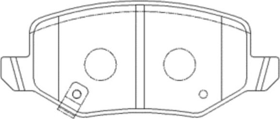 Тормозные колодки CTR. Артикул GK1539