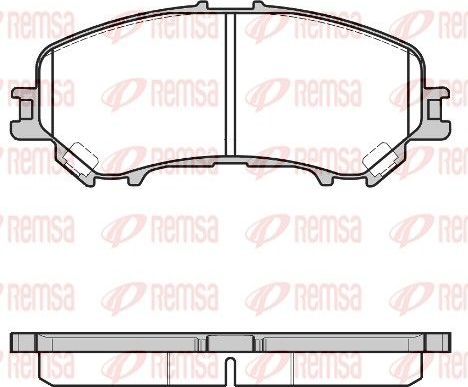 Тормозные колодки Remsa. Артикул 1318.22