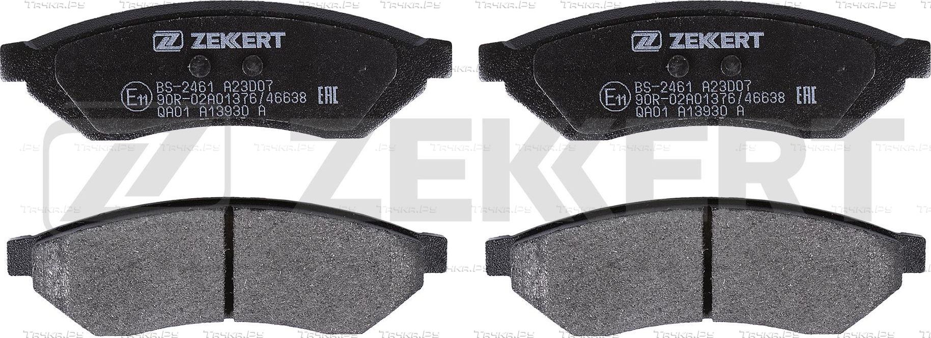 Тормозные колодки Zekkert задние для Chevrolet Epica I 2005-2006. Артикул BS-2461