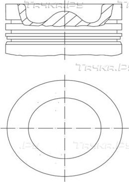 Поршень Mahle для Mercedes-Benz Conecto 2001-2026. Артикул 005 32 00