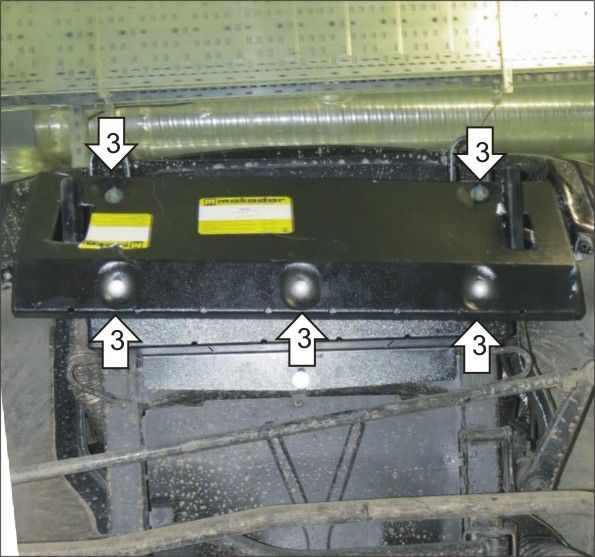 Защита Мотодор для рулевых тяг УАЗ Патриот I 2014-2026. Артикул 16506